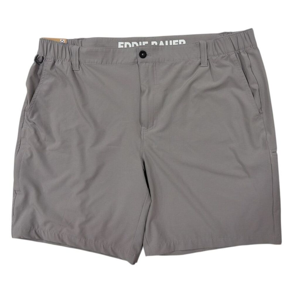 Eddie Bauer Men's 4-Way Stretch Lightweight Flex Waist Tech Short - Charcoal
